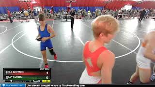 106 Lbs Quarterfinal  Cole Gentsch IL Vs Riley Scherg WI 1bdc [upl. by Aicinad599]