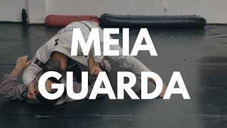 Meia Guarda no Jiu Jitsu  Passagem de guarda [upl. by Anauqaj600]