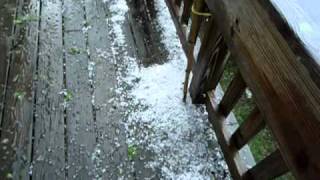 Pikeville KY Hail Storm  040811 [upl. by Allemaj]