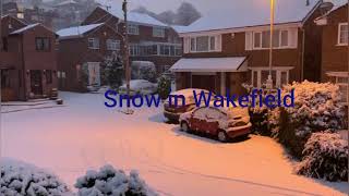 Full enjoyment of Snow in Yorkshire England [upl. by Havelock]