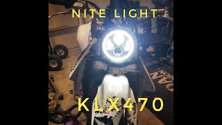 7quot LED Motorcycle Headlight Mod [upl. by Naut]