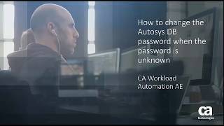 CA Workload AE Changing the AUTOSYS DB Password if the Password is Unknown [upl. by Adnirem]