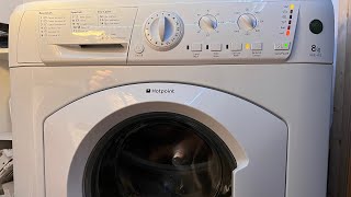 2014 Hotpoint HE8L493 washing machine  cleaning cycle [upl. by Eichman]