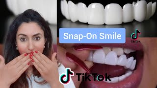 Orthodontist Reacts To SnapOn Veneer TikToks [upl. by Hathcock]