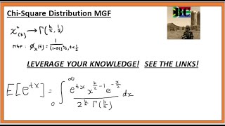 Chi Square Distribution Moment Generating Function Proof [upl. by Nuzzi]