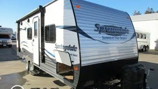 Sold HaylettRVcom  2016 Springdale Summerland Edition 2020QB Travel Trailer by Keystone [upl. by Ecilegna]