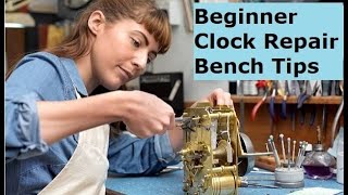 Clock Repair basics for the beginner Work bench tips for doing clock repair How to get started [upl. by Schweitzer401]