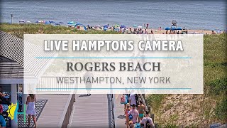 Hamptonscom  LIVE Rogers Beach Westhampton New York [upl. by Rexana]