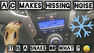 I Fix Hissing Noise AC  On my Santa Fe 2013 [upl. by Eberhard]