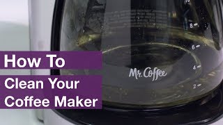 How to Clean Mr Coffee® Coffee Makers [upl. by Annoval]