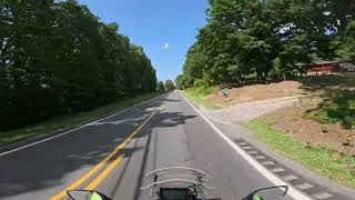 Honda nc750x DCT Ride 52  Road Trip Waynesboro To Elkton  insta360acepro  djimic2 [upl. by Anilah]