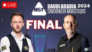 Judd Trump vs Mark J William  Saudia Arabia Snooker Masters 2024  Final [upl. by Jerroll]