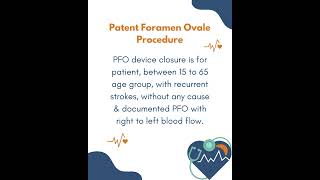 Patent Foramen Ovale PFO  PFO Closure Procedure Executed Successfully [upl. by Arocet]