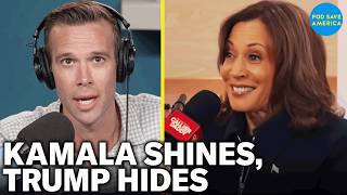 Kamala Harris Outmaneuvers Hiding Trump on “Call Her Daddy” and Howard Stern [upl. by Spatola921]