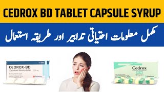 Cedrox 500 mg Uses  Cedrox BD 500 mg Uses  Cedrox Capsule 500 mg Uses and Side Effects in Urdu [upl. by Chlori]