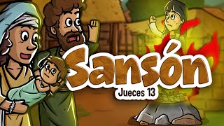 Sansón  Historia de la Biblia  Mi Primera Biblia  45 [upl. by Ardnosal438]