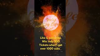 Indy 500 tickets giveaway when I get over 1000 subscribers [upl. by Jessi345]