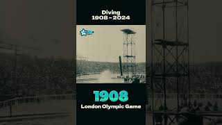 Diving Evolution From 1908 Olympics to 2024 [upl. by Ennaillij]