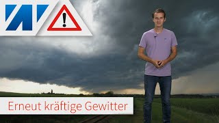 ACHTUNG Neue Unwetter am Montag Schwere Gewitter erreichen Deutschland mit Hagel und Sturmböen [upl. by Mackey228]