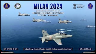 Milan 2024  Air Power Demonstration  Vizag  Full Event [upl. by Aeriell]