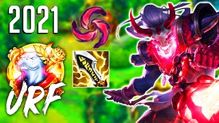 HAIL OF BLADES  CRIT THRESH  URF 2021 Best Moments 11 [upl. by Anoif]