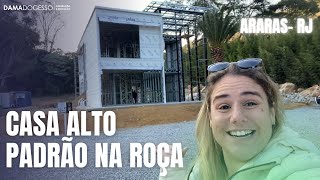 VISITEI UMA CASA ALTO PADRÃO DE STEEL FRAME pt1 [upl. by Fridlund]