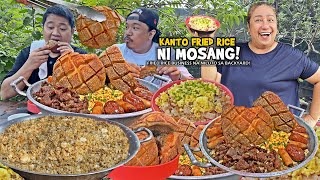 Kanto FRIED RICE quotBUDBOD ni MOSANGquot na NILUTO sa BACKYARD  FRIED RICE sa KALYE [upl. by Ykciv]