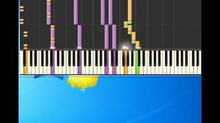 Pet Shop Boys Always On My Mind Piano tutorial by Synthesia [upl. by Ellennej]