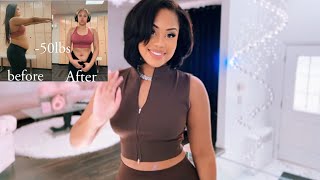 MY WEIGHT LOSS JOURNEY  What I did to lose 50 pounds in 2 MONTHS ‼️ [upl. by Acnaiv]