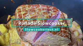 Rollade slowcooker met honing en mosterd  Ideale kooktijd en tips [upl. by Aihsyak418]