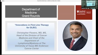 Innovations in First Line Therapy for DLBCL  DoM Grand Rounds  7 February 2024 [upl. by Garneau]