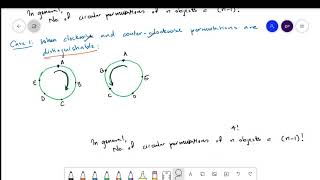 Circular Permutations II Clockwise and Counter Clockwise Arrangements II [upl. by Suirauqram787]