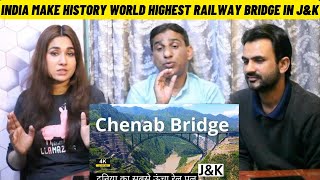 Pakistani Reaction to Chenab Rail Bridge  Worlds highest bridge  Jammu and Kashmir  India [upl. by Junna147]