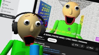 Baldi Reacts to YOURE MINE KreekCraft Stream [upl. by Assina829]