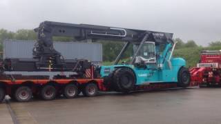 Konecranes SMV 4533 Reach Stacker Arrival [upl. by Nodyarb209]