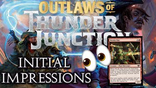 Outlaws of Thunder Junction Initial Impressions for Limited  Limited LevelUps [upl. by Strohl]