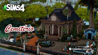 CONSTRUINDO UM CEMITÉRIO COM THE SIMS 4 PÉ NA COVA 💀👻SponsoredByEA  THE SIMS 4 Speedbuild [upl. by Pail]