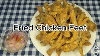 Fried Chicken Feet or Pritong Adidas [upl. by Leake]