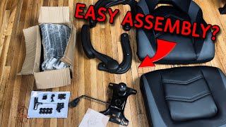 DUMOS Gaming Chair  Assembly amp Review [upl. by Aicatsal]