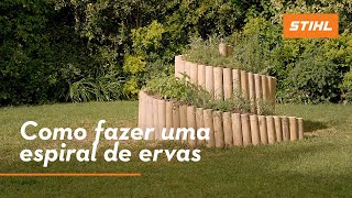 Aprenda como fazer uma espiral de ervas e temperos [upl. by Bittner]