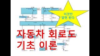 자동차 회로도 이것만 알면 된다 car electrical circuit diagram [upl. by Arni]