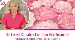 The Easiest Carnation Ever from FMM Sugarcraft [upl. by Dnob484]