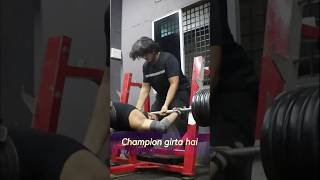 Champion Girta Hai Jhukta Nhi 💪 champion youtubeshorts motivation sub asthetic bodybuilding [upl. by Esyahc]