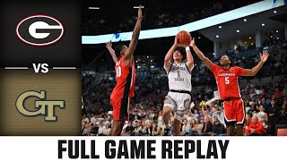 Georgia vs Georgia Tech Full Game Replay  202425 ACC Men’s Basketball [upl. by Raquel]