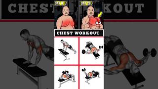 Chest workout with dumbbells 💪🏻shorts fitness viral [upl. by Ruhtracam]