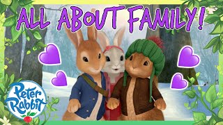 OfficialPeterRabbit  ❤️ Peter Learns the Value of Family ❤️  Cartoons for Kids [upl. by Lan259]