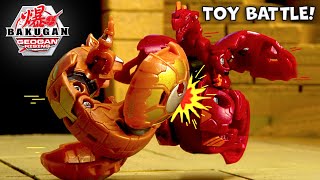 Bakugan Toy Battles 💥 ActionPacked Brawls from Bakugan Geogan Rising  Stop Motion Bakugan Toys [upl. by Llesram]