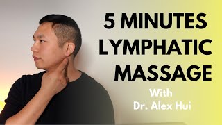 Simple Lymphatic Massage for the Head Face and Neck [upl. by Yerdua129]