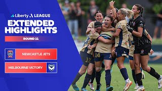 Newcastle Jets v Melbourne Victory  Extended Highlights  Liberty ALeague 202324  Round 21 [upl. by Lamaaj763]