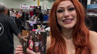 Red Sonja Cosplay LA ComicCon 2022 [upl. by Aenej]